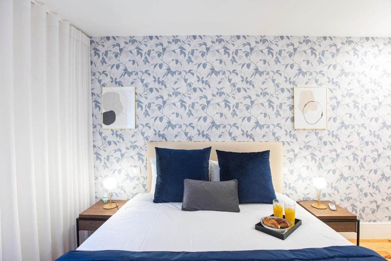 Elegant Downtown 1Br Flat W/ Ac By Lovelystay Porto Bagian luar foto